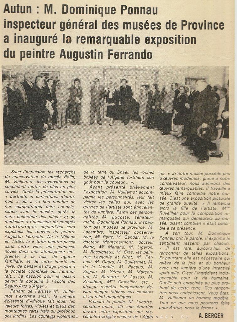 AUGUSTIN FERRANDO 1880-1957 (18) Progres de Saone et Loire 13 juin 1977.jpg